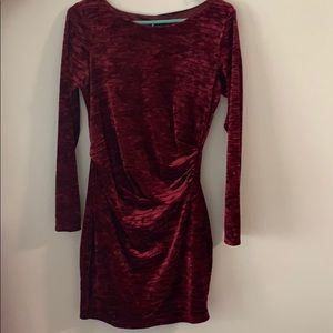 Lulus Velvet Red Dress - NEW without tags.